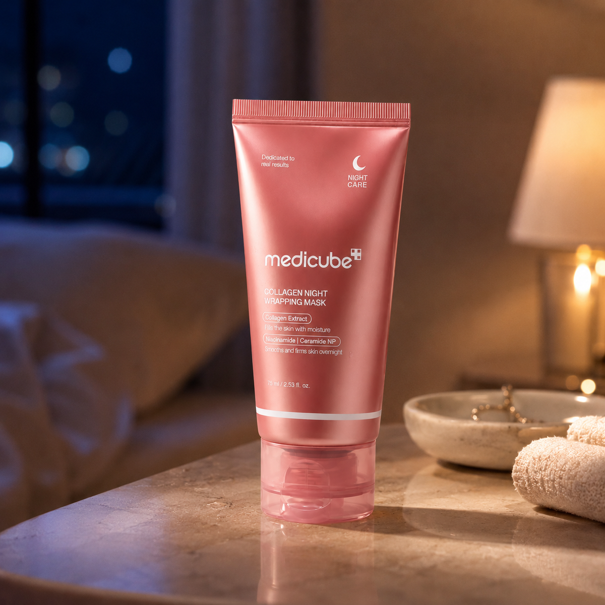 Medicube Pink Therapy Collagen Night Wrapping Face Mask